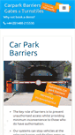 Mobile Screenshot of carpark-barriers-turnstiles.com